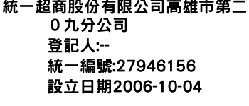 IMG-統一超商股份有限公司高雄市第二０九分公司