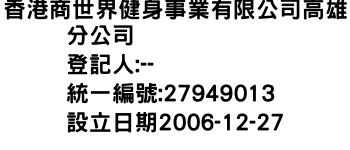 IMG-香港商世界健身事業有限公司高雄分公司