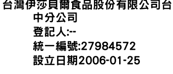 IMG-台灣伊莎貝爾食品股份有限公司台中分公司