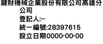 IMG-鍵財機械企業股份有限公司高雄分公司