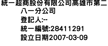 IMG-統一超商股份有限公司高雄市第二八一分公司