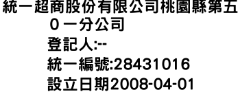 IMG-統一超商股份有限公司桃園縣第五０一分公司