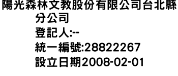 IMG-陽光森林文教股份有限公司台北縣分公司