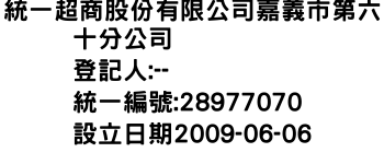 IMG-統一超商股份有限公司嘉義市第六十分公司