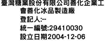 IMG-臺灣糖業股份有限公司善化企業工會善化冰品製造廠