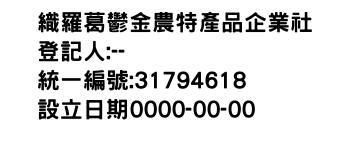 IMG-織羅葛鬱金農特產品企業社