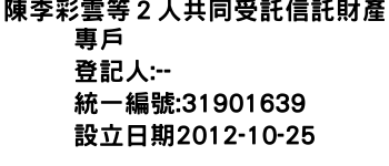 IMG-陳李彩雲等２人共同受託信託財產專戶