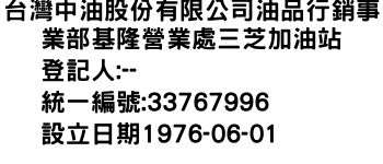 IMG-台灣中油股份有限公司油品行銷事業部基隆營業處三芝加油站