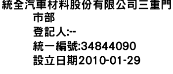 IMG-統全汽車材料股份有限公司三重門市部