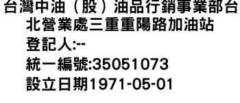 IMG-台灣中油（股）油品行銷事業部台北營業處三重重陽路加油站