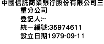 IMG-中國信託商業銀行股份有限公司三重分公司