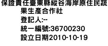 IMG-保證責任臺東縣縱谷海岸原住民蔬果生產合作社