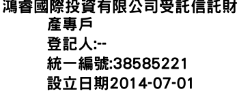 IMG-鴻睿國際投資有限公司受託信託財產專戶