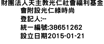 IMG-財團法人天主教光仁社會福利基金會附設光仁綠時尚