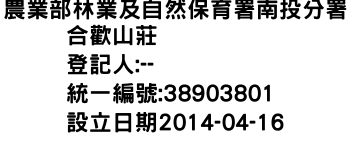 IMG-農業部林業及自然保育署南投分署合歡山莊