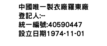 IMG-中國唯一製衣廠羅東廠