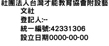 IMG-社團法人台灣才能教育協會附設藝文社