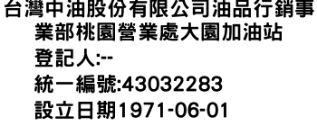 IMG-台灣中油股份有限公司油品行銷事業部桃園營業處大園加油站