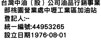 IMG-台灣中油（股）公司油品行銷事業部桃園營業處中壢工業區加油站