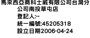 IMG-馬來西亞商科士威有限公司台灣分公司南投草屯店