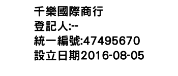 IMG-千樂國際商行