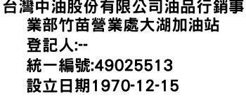 IMG-台灣中油股份有限公司油品行銷事業部竹苗營業處大湖加油站