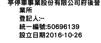 IMG-俥亭停車事業股份有限公司府後營業所