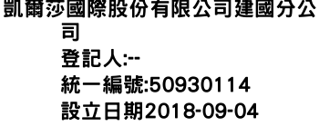 IMG-凱爾莎國際股份有限公司建國分公司