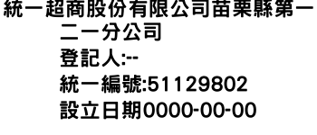 IMG-統一超商股份有限公司苗栗縣第一二一分公司