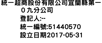 IMG-統一超商股份有限公司宜蘭縣第一０九分公司