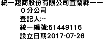 IMG-統一超商股份有限公司宜蘭縣一一０分公司