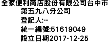 IMG-全家便利商店股份有限公司台中市第五九八分公司