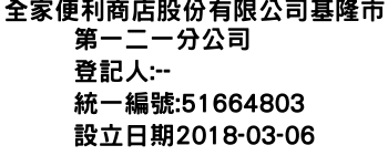 IMG-全家便利商店股份有限公司基隆市第一二一分公司