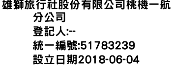 IMG-雄獅旅行社股份有限公司桃機一航分公司