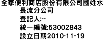 IMG-全家便利商店股份有限公司國姓水長流分公司