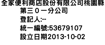 IMG-全家便利商店股份有限公司桃園縣第三０一分公司