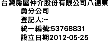 IMG-台灣房屋仲介股份有限公司八德東勇分公司