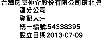 IMG-台灣房屋仲介股份有限公司環北捷運分公司
