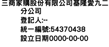 IMG-三商家購股份有限公司基隆愛九二分公司