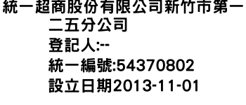 IMG-統一超商股份有限公司新竹市第一二五分公司