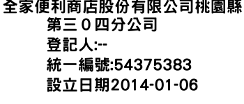 IMG-全家便利商店股份有限公司桃園縣第三０四分公司