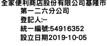 IMG-全家便利商店股份有限公司基隆市第一二六分公司