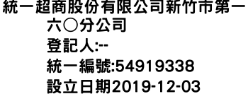 IMG-統一超商股份有限公司新竹市第一六○分公司