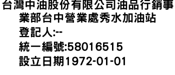 IMG-台灣中油股份有限公司油品行銷事業部台中營業處秀水加油站