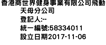 IMG-香港商世界健身事業有限公司飛動天母分公司