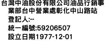 IMG-台灣中油股份有限公司油品行銷事業部台中營業處彰化中山路站