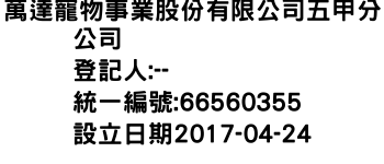 IMG-萬達寵物事業股份有限公司五甲分公司