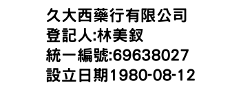 IMG-久大西藥行有限公司