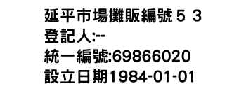 IMG-延平市場攤販編號５３