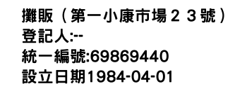 IMG-攤販（第一小康市場２３號）